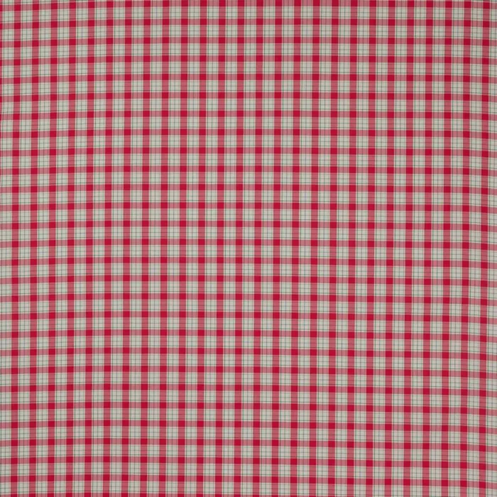 Barlow Check Fabric - Red swatch