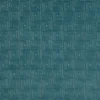 blue geometric velvet-chenille fabric from Jane Churchill