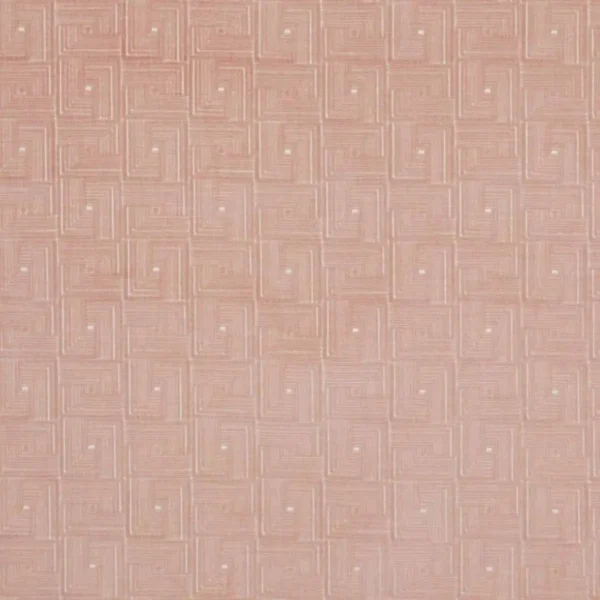 Orson Fabric - Pink by pink geometric velvet-chenille fabric from Jane Churchill