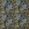 blue botanical embroideried fabric from Jane Churchill