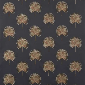 blue botanical embroideried fabric from Jane Churchill