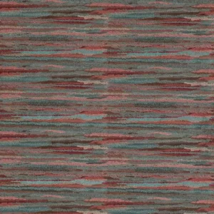 multicolour striped embroideried fabric from Jane Churchill
