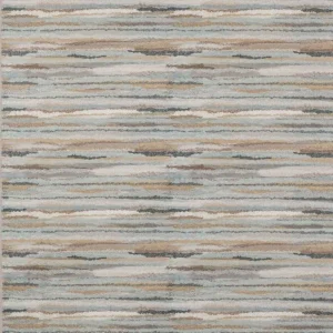 black-grey striped embroideried fabric from Jane Churchill