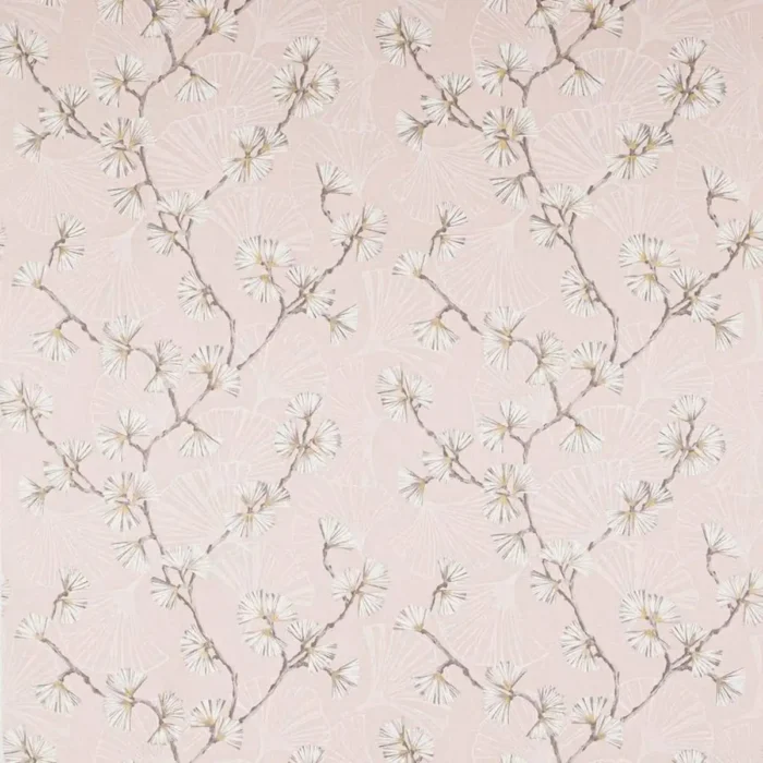 Snow Flower Fabric - Pink swatch