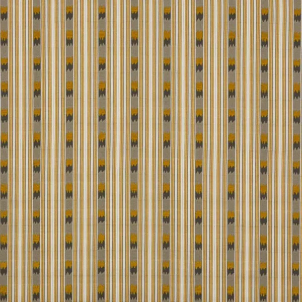 yellow striped velvet-chenille fabric from Jane Churchill