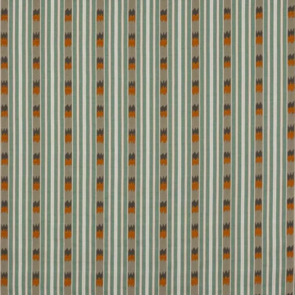 green striped velvet-chenille fabric from Jane Churchill