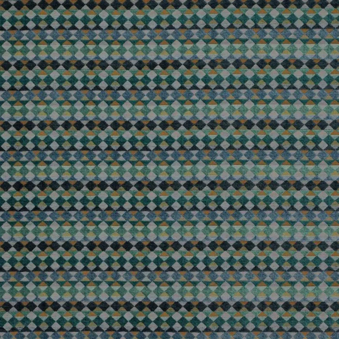 Kaleido Fabric - Teal / Green swatch