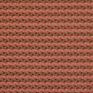 orange geometric velvet-chenille fabric from Jane Churchill