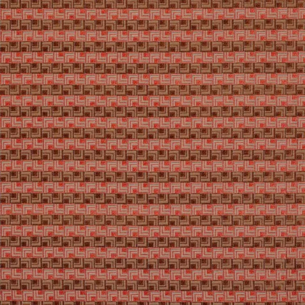 Floyd Fabric - Copper by orange geometric velvet-chenille fabric from Jane Churchill