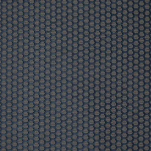 blue geometric velvet-chenille fabric from Jane Churchill