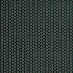 blue geometric velvet-chenille fabric from Jane Churchill