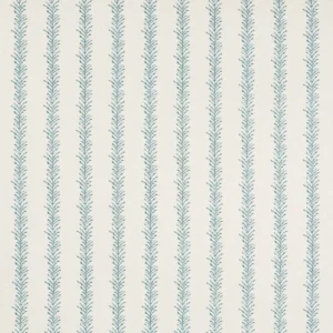 blue botanical linen fabric from Jane Churchill