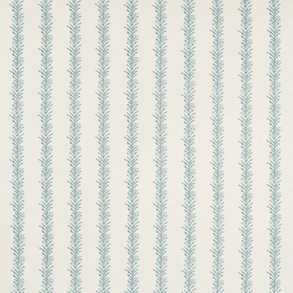 Dorri Fabric - Blue by blue botanical linen fabric from Jane Churchill
