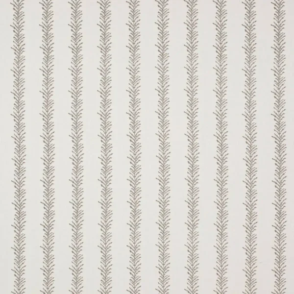 black-grey botanical linen fabric from Jane Churchill