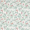green botanical embroideried fabric from Jane Churchill