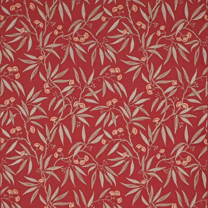 Silverwood Fabric - Red swatch