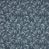 blue botanical embroideried fabric from Jane Churchill