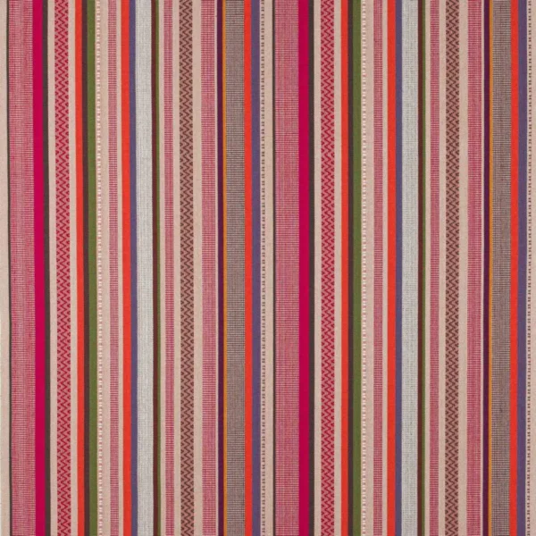 pink striped cotton fabric from Jane Churchill