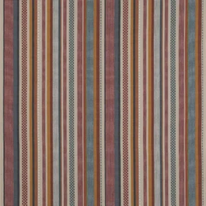 multicolour striped cotton fabric from Jane Churchill