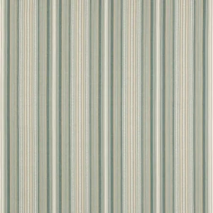 blue striped cotton fabric from Jane Churchill