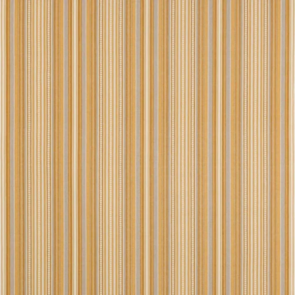Seville Stripe Fabric - Yellow by yellow striped cotton fabric from Jane Churchill