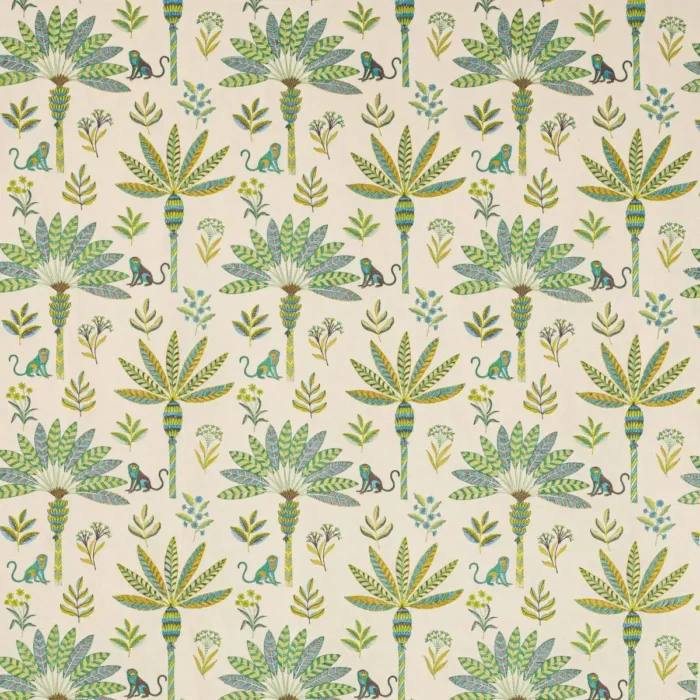 Zanzibar Fabric - Green swatch