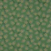 green botanical embroideried fabric from Jane Churchill