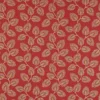 red botanical embroideried fabric from Jane Churchill