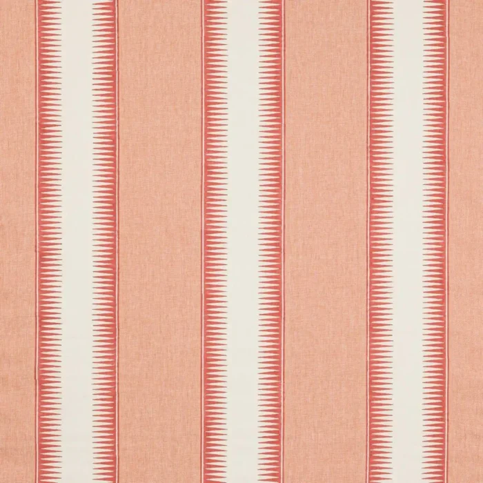 Ezra Stripe Fabric - Red swatch