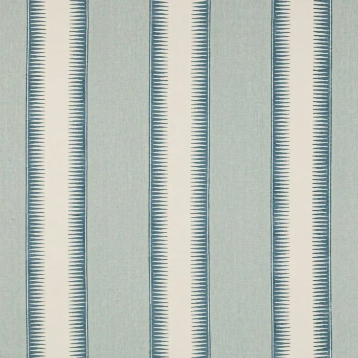 Ezra Stripe Fabric - Blue swatch