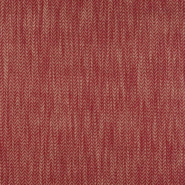 Marlow Fabric - Dark Red by red plain woven fabric from Jane Churchill