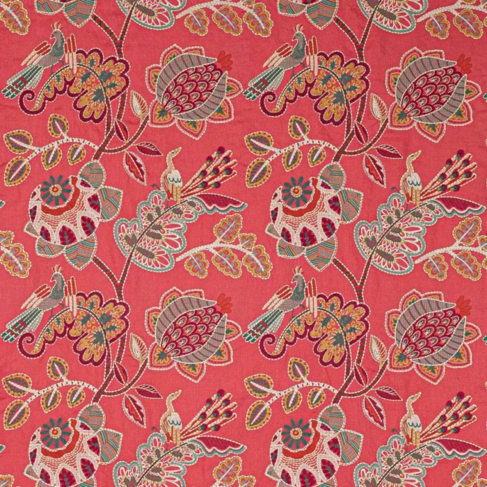 Paradiso Fabric - Red swatch