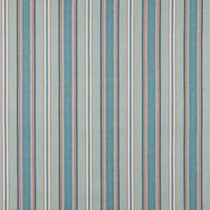 blue striped cotton fabric from Jane Churchill