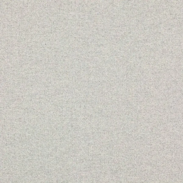 Theo Fabric - Grey by black-grey plain woolen fabric from Jane Churchill