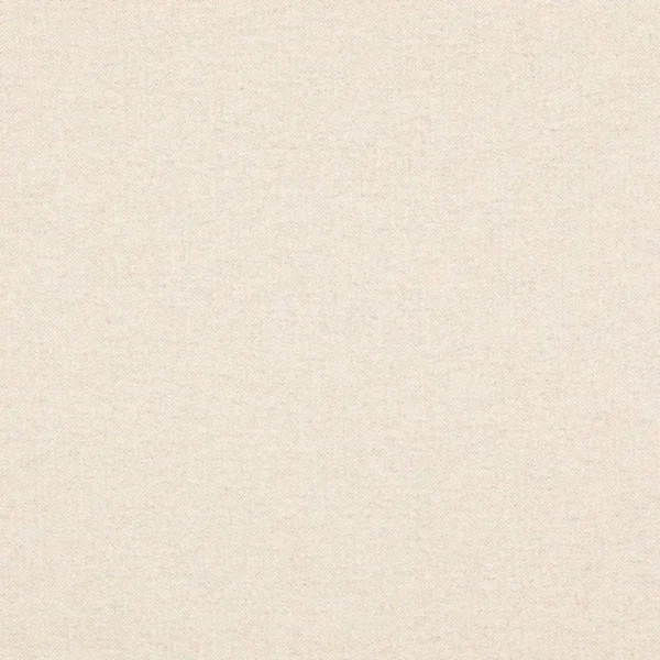 Theo Fabric - Beige by white plain woolen fabric from Jane Churchill