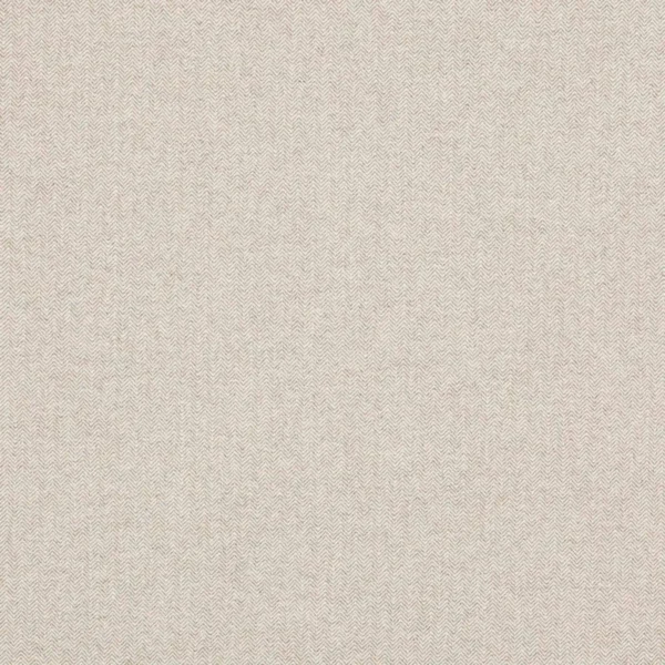 Theo Fabric - Taupe by black-grey plain woolen fabric from Jane Churchill