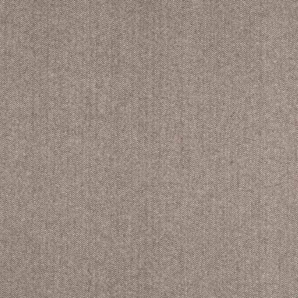 Theo Fabric - Steel by black-grey plain woolen fabric from Jane Churchill