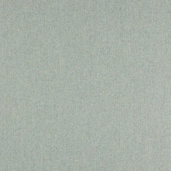 Theo Fabric - Jade by green plain woolen fabric from Jane Churchill