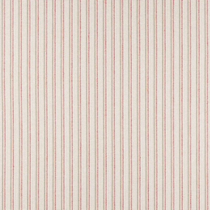 Pico Stripe Fabric - Red swatch