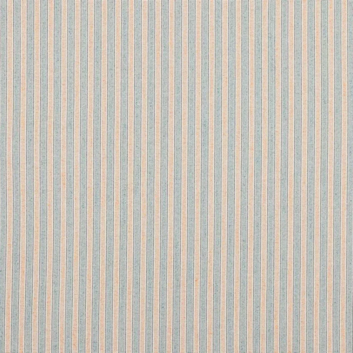 Cadiz Stripe Fabric - Indigo / Copper swatch