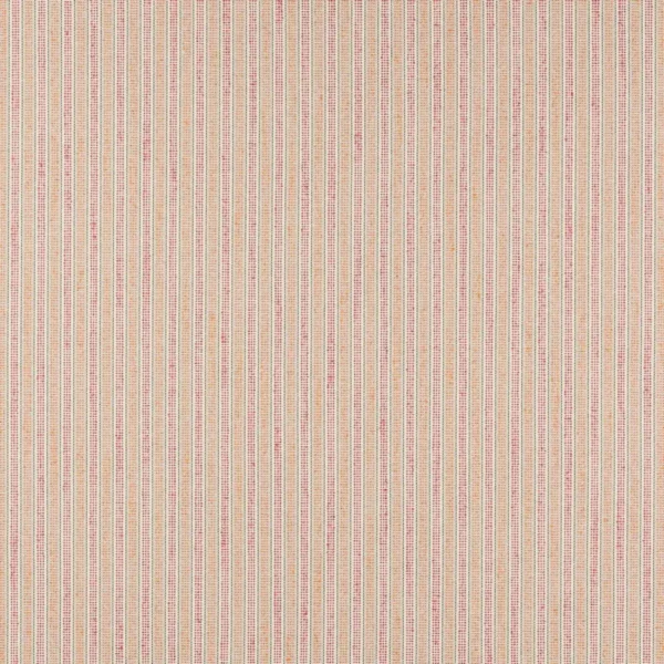 Cadiz Stripe Fabric - Red by red striped woven fabric from Jane Churchill