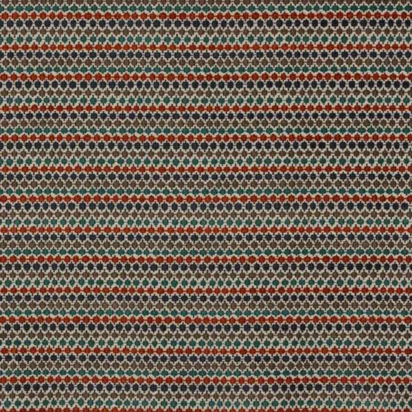 multicolour spotted jacquard fabric from Jane Churchill