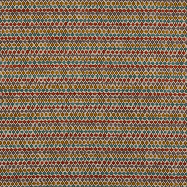 multicolour spotted jacquard fabric from Jane Churchill