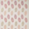 red botanical embroideried fabric from Jane Churchill
