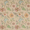 multicolour botanical embroideried fabric from Jane Churchill