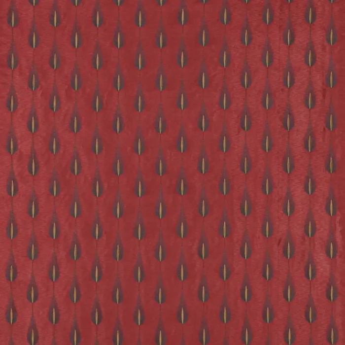 Plato Fabric - Red / Gold swatch
