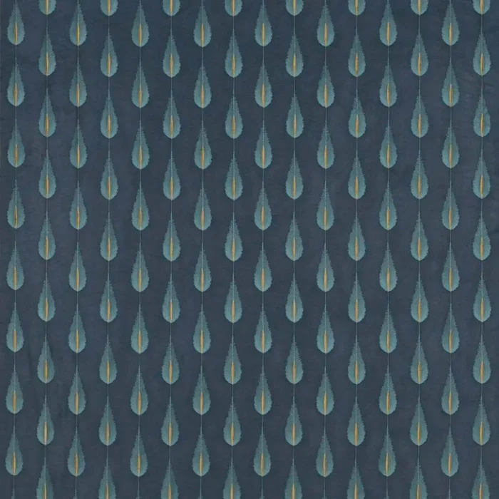Plato Fabric - Midnight / Gold swatch