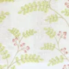 green botanical embroideried fabric from Jane Churchill