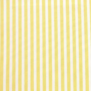 yellow striped cotton fabric from Jane Churchill