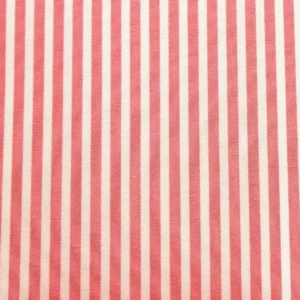 red striped cotton fabric from Jane Churchill